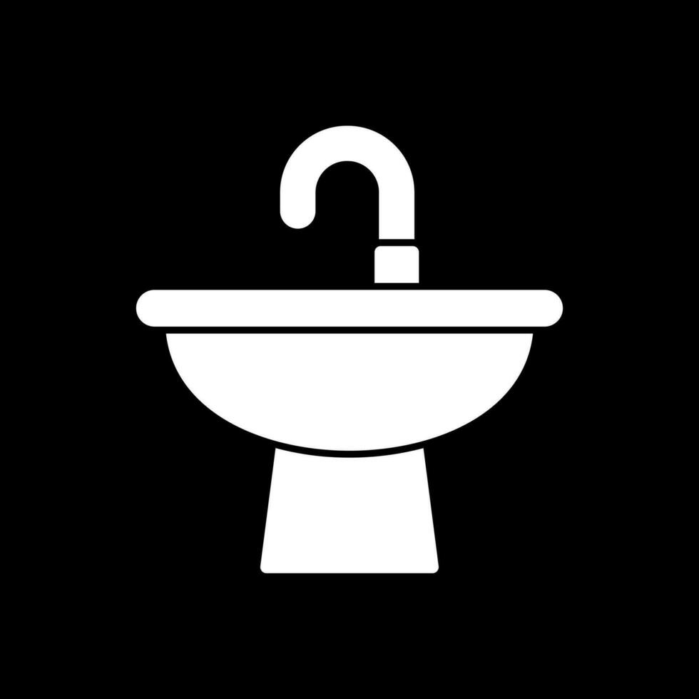 Washbasin Vector Icon Design