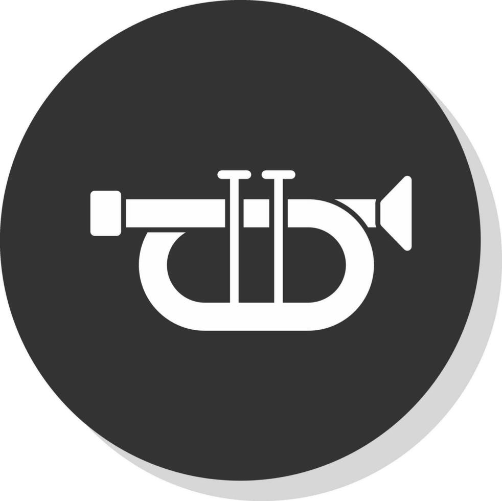 Trumpet Vector Icon Design