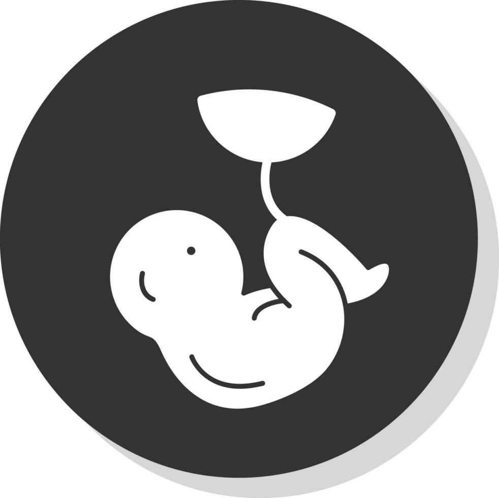 Fetus Vector Icon Design