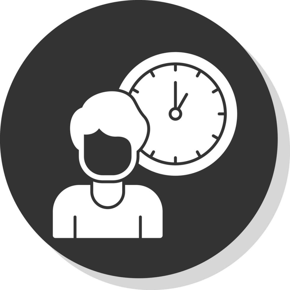 diseño de icono de vector de horas de trabajo