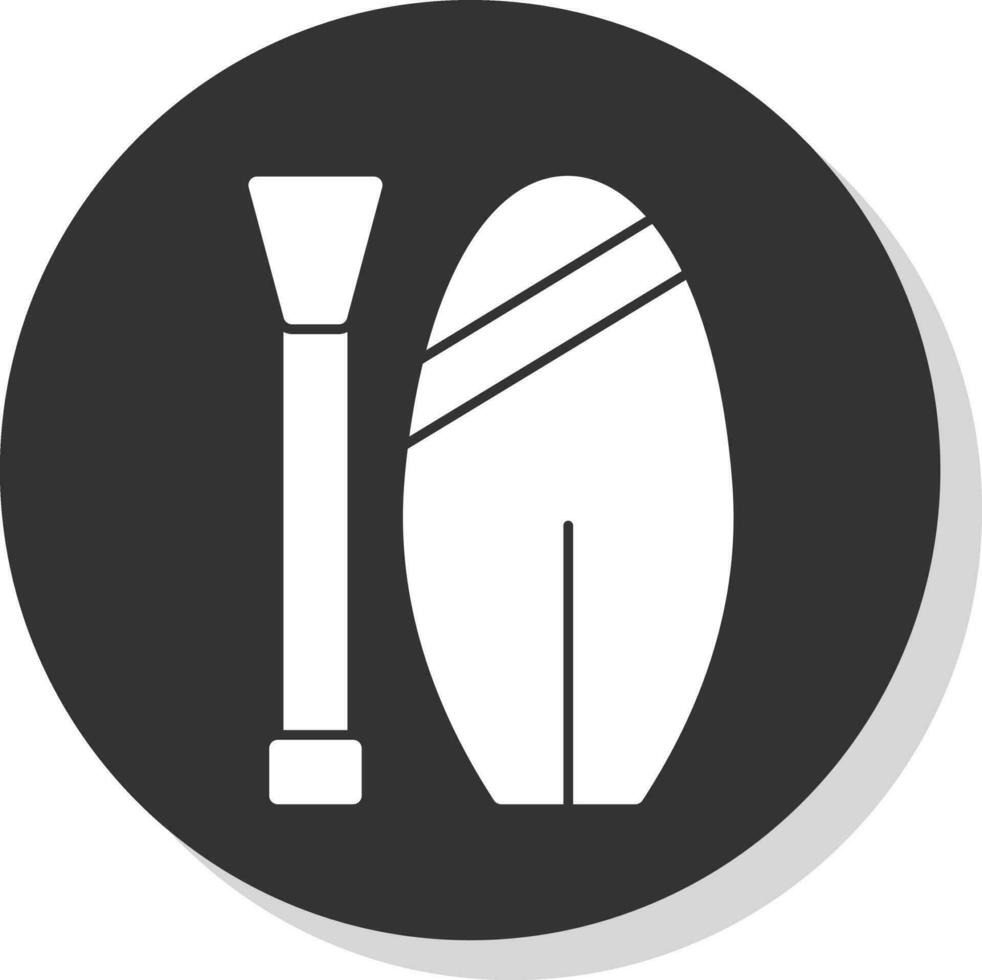 Paddle board Vector Icon Design