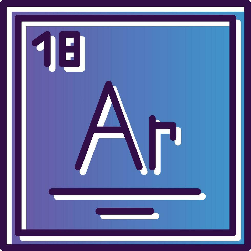 Argon Vector Icon Design