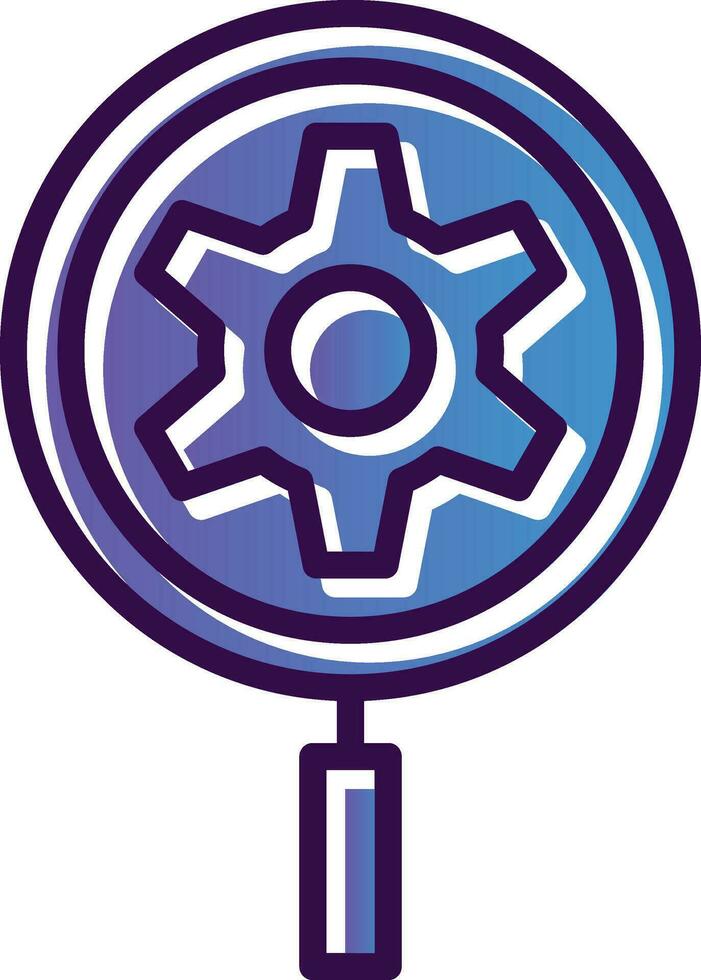 Magnifying glass Vector Icon Design