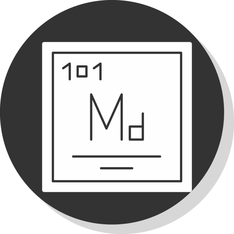 Mendelevium Vector Icon Design