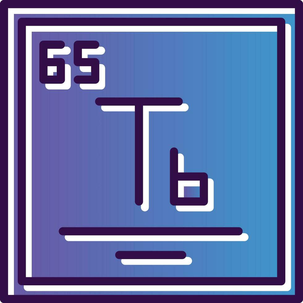 Terbium Vector Icon Design