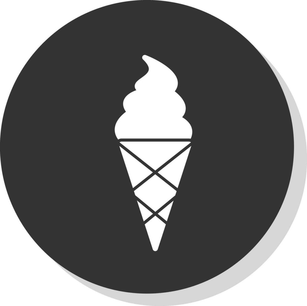 Ice cream cone Vector Icon Design