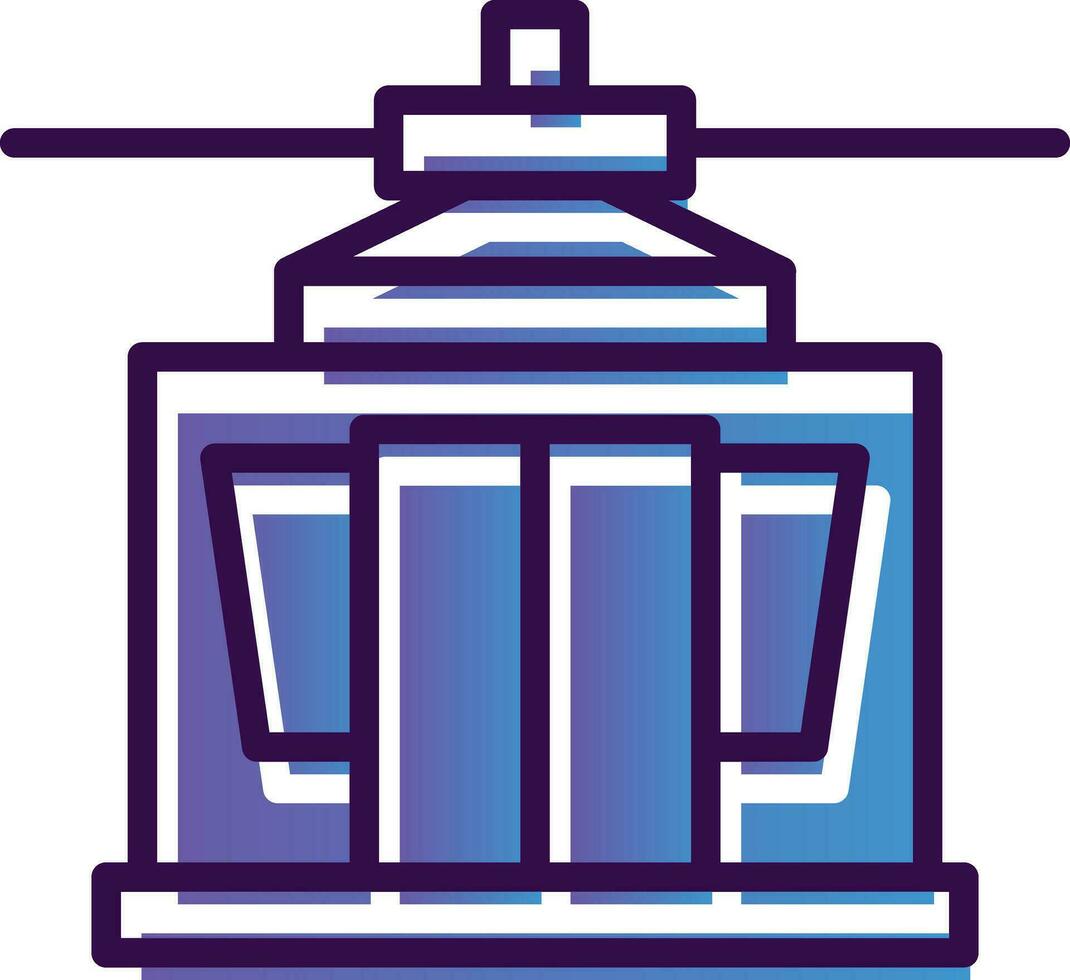 Gondola Vector Icon Design