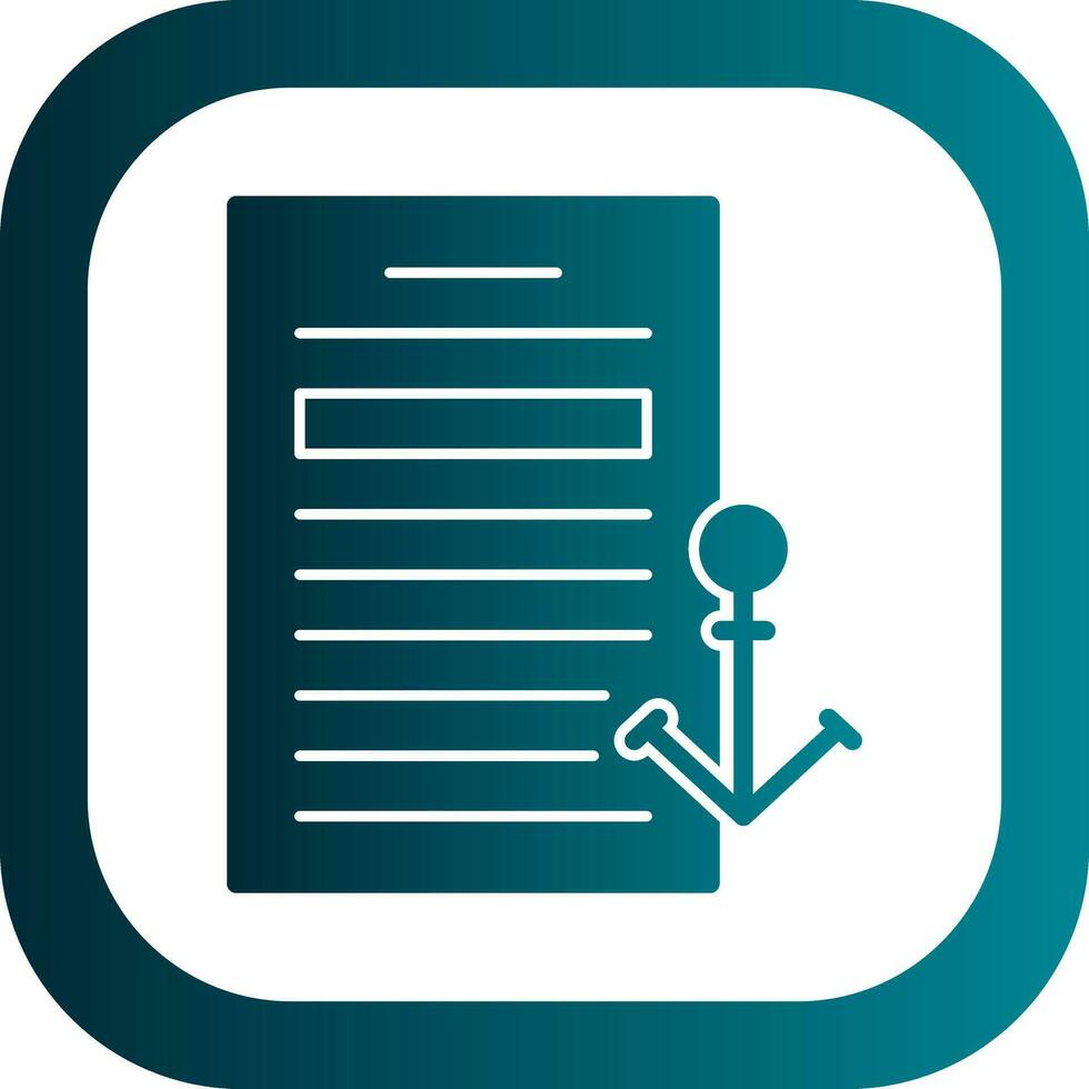 Anchor text Vector Icon Design