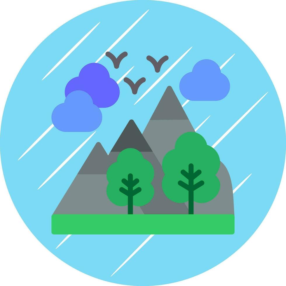 Alpes vector icono diseño