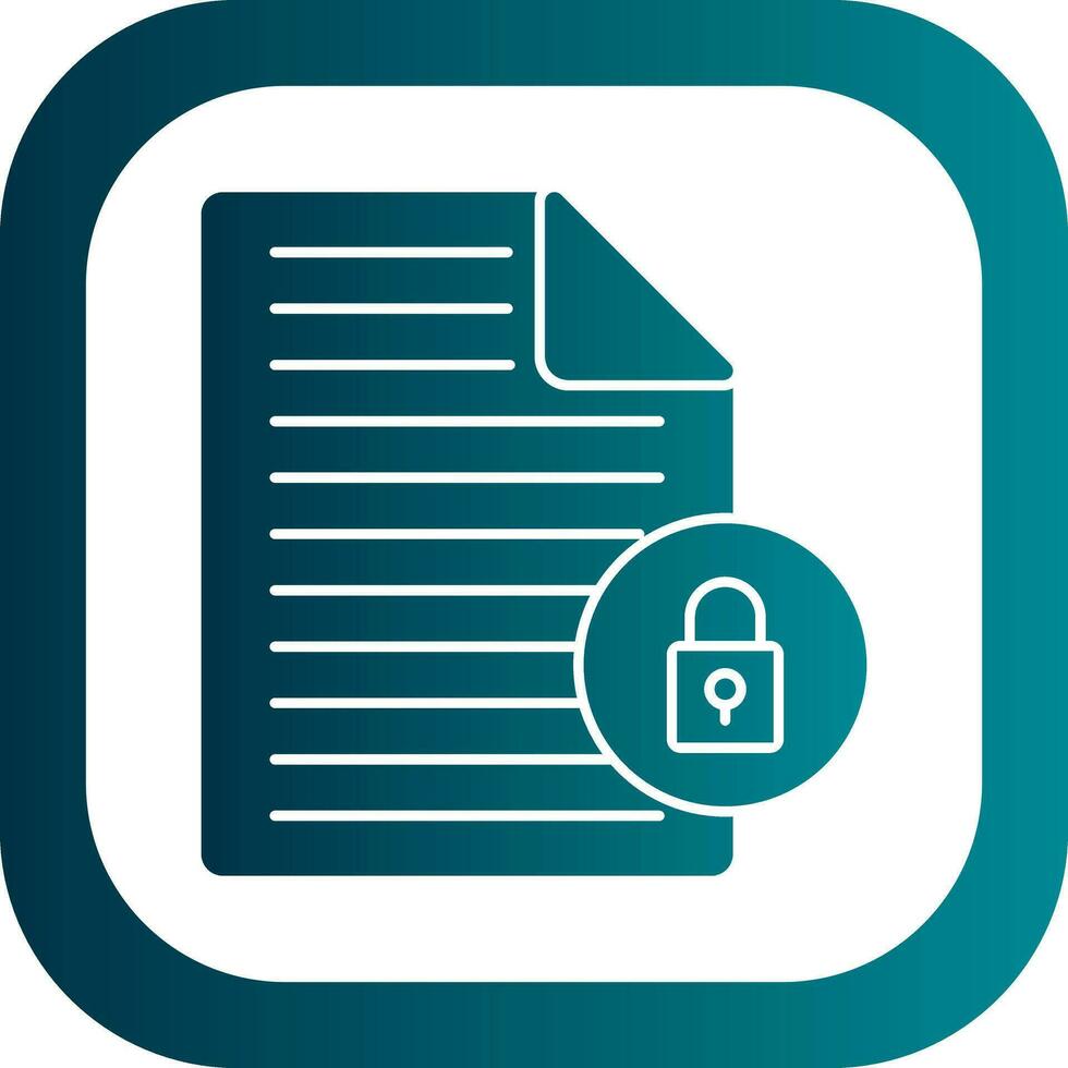 Secure data Vector Icon Design
