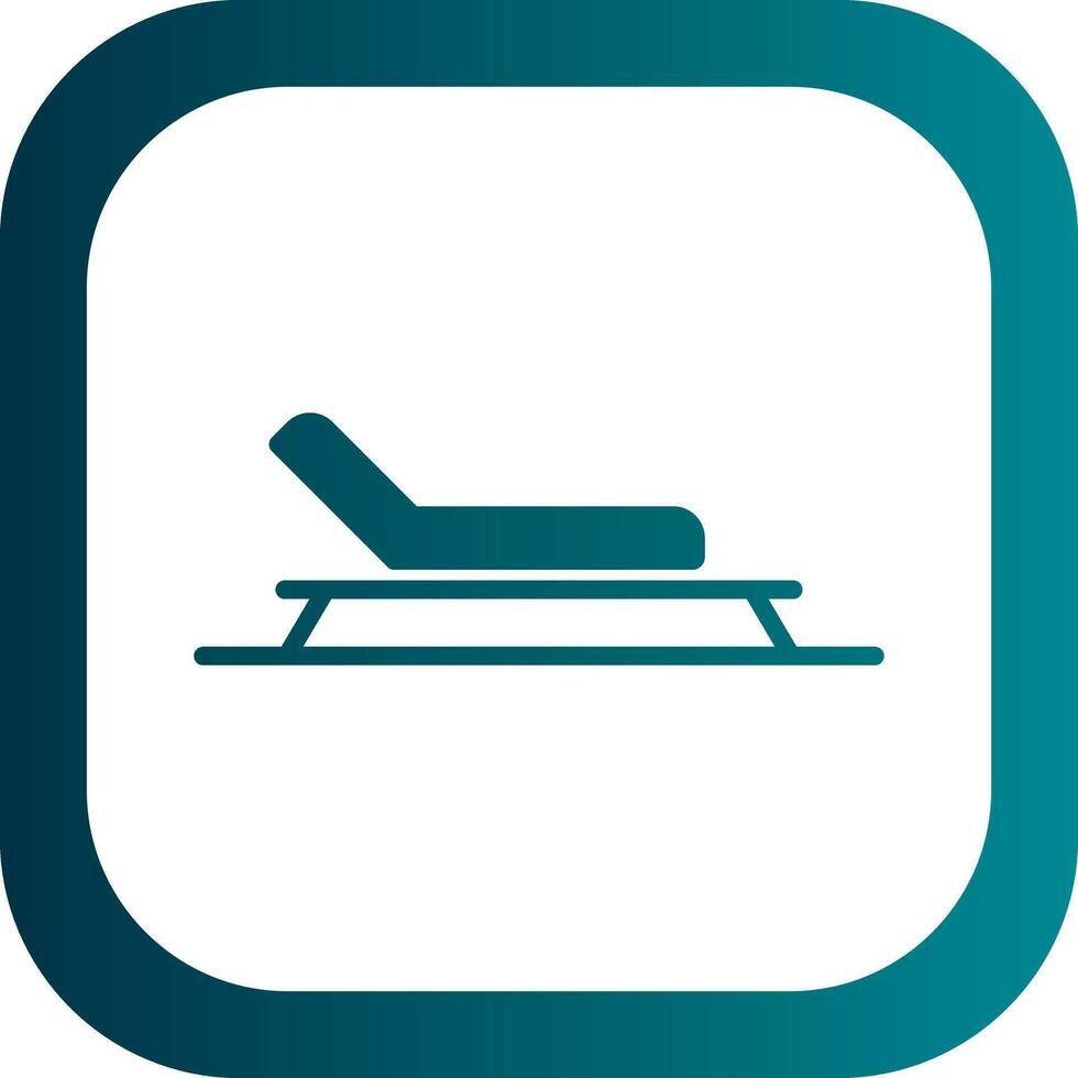 Beach chair Vector Icon Design