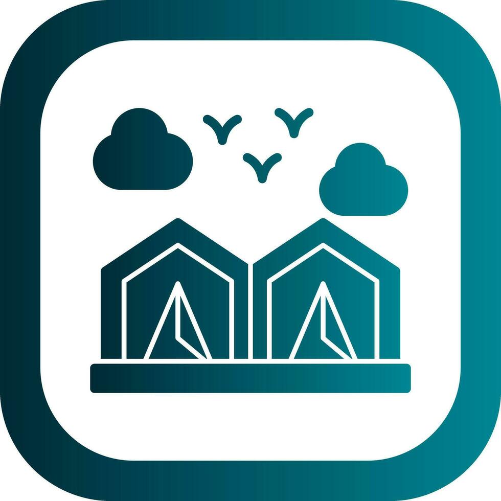 Camping Vector Icon Design