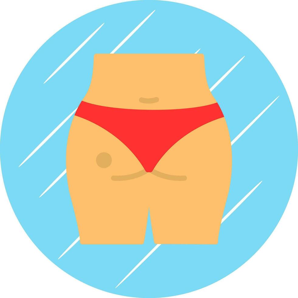 Buttocks Vector Icon Design