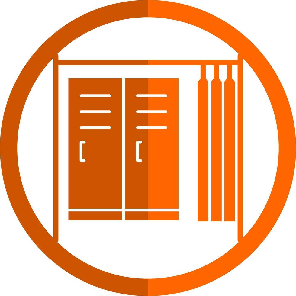 Changing room Vector Icon Design