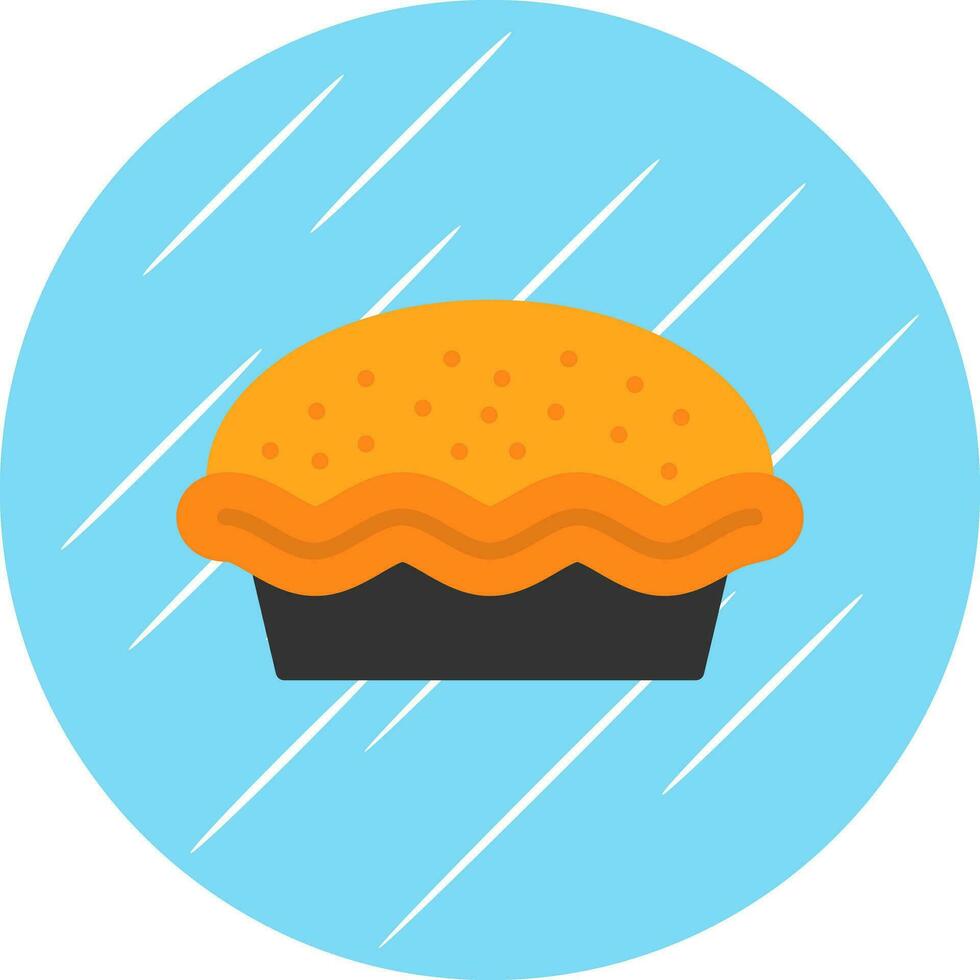 Pie Vector Icon Design