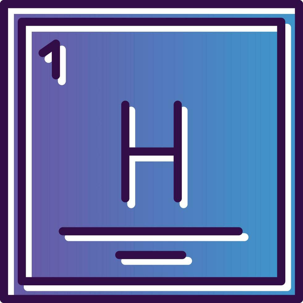 Hydrogen Vector Icon Design