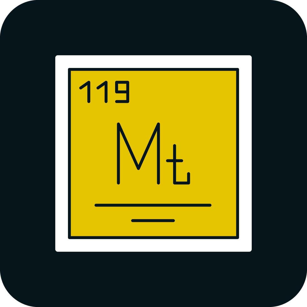 Meitnerium Vector Icon Design
