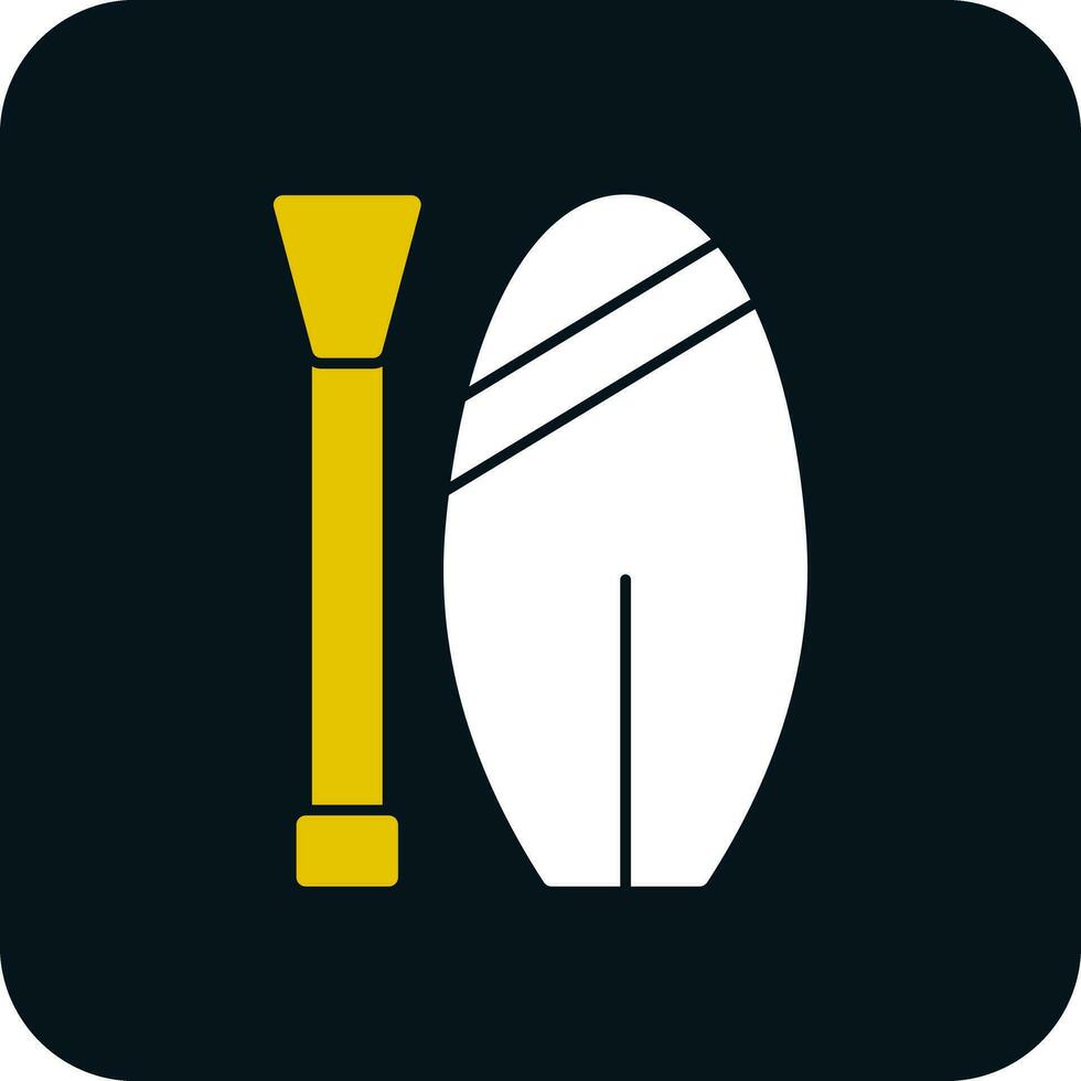 Paddle board Vector Icon Design