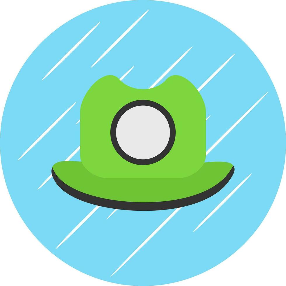 diseño de icono de vector de sombrero