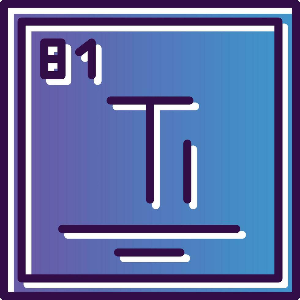 Thallium Vector Icon Design