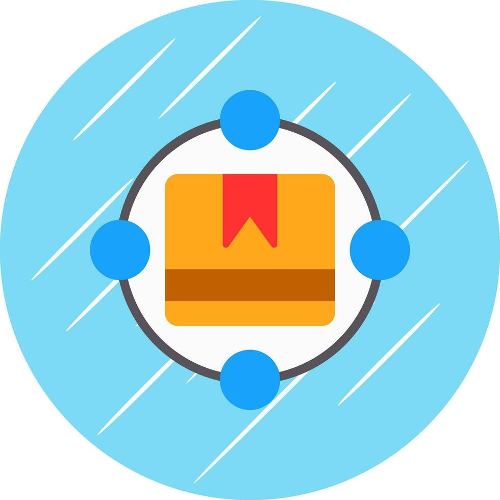 Supply chain Vector Icon Design