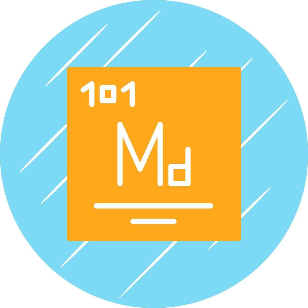 Mendelevium Vector Icon Design