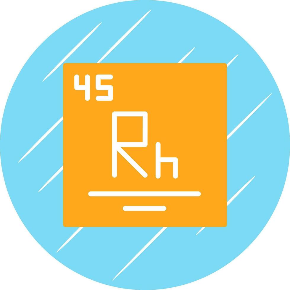 Rhodium Vector Icon Design