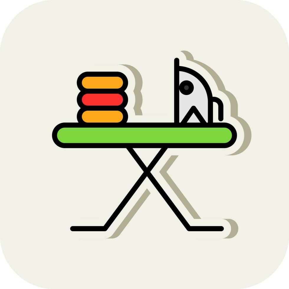 Ironing board Vector Icon Design