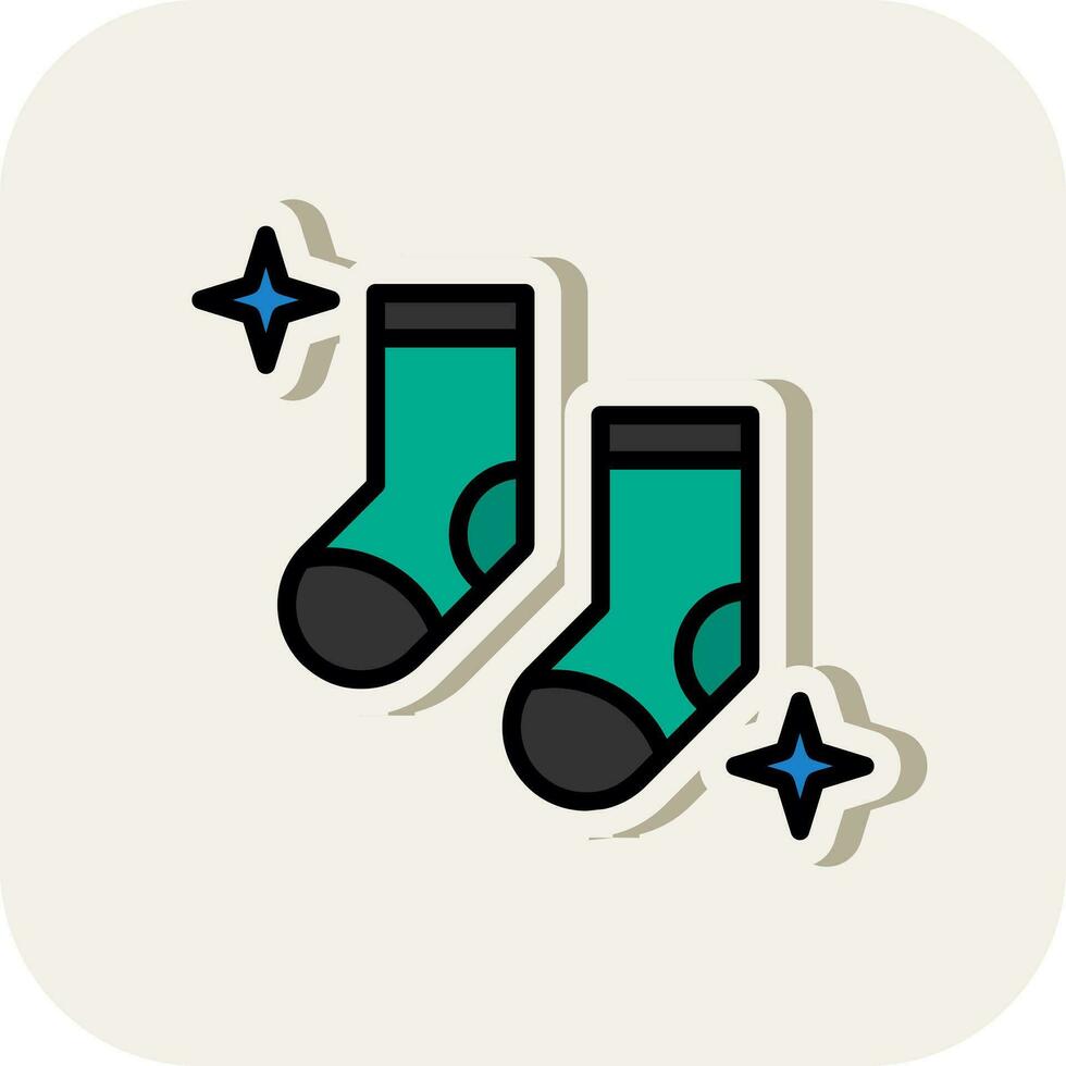 Socks Vector Icon Design