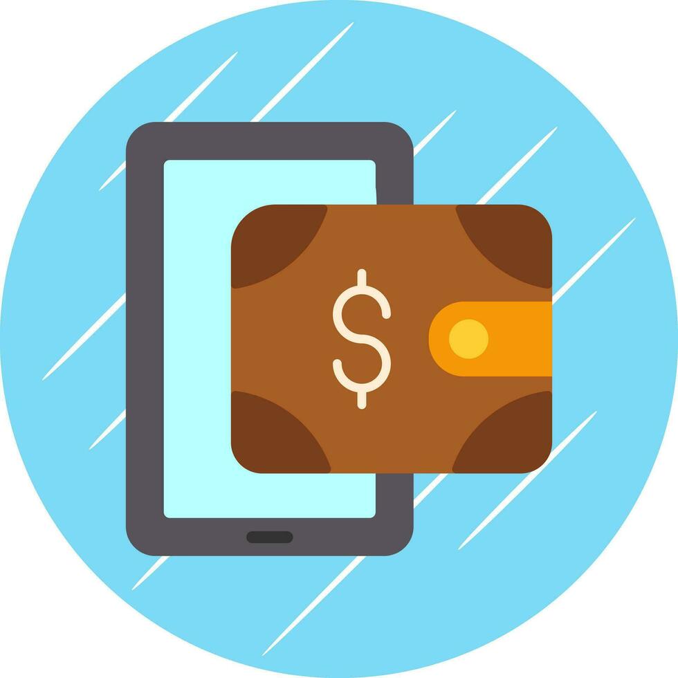 Digital wallet Vector Icon Design