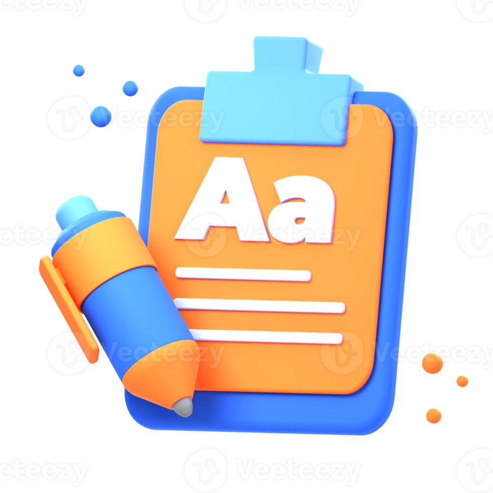 3D clipboard renders graphics of sleek and functional clipboard designs. Perfect for organizing and holding important documents, notes, and papers. png
