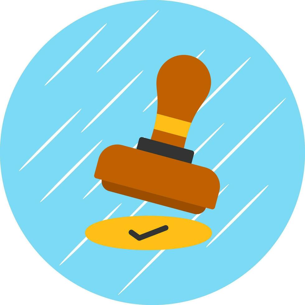 Stamping Vector Icon Design