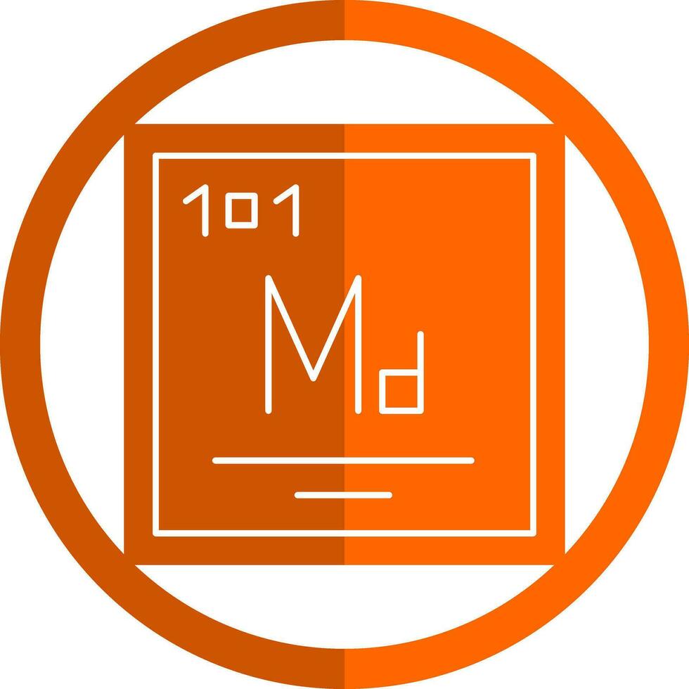 Mendelevium Vector Icon Design