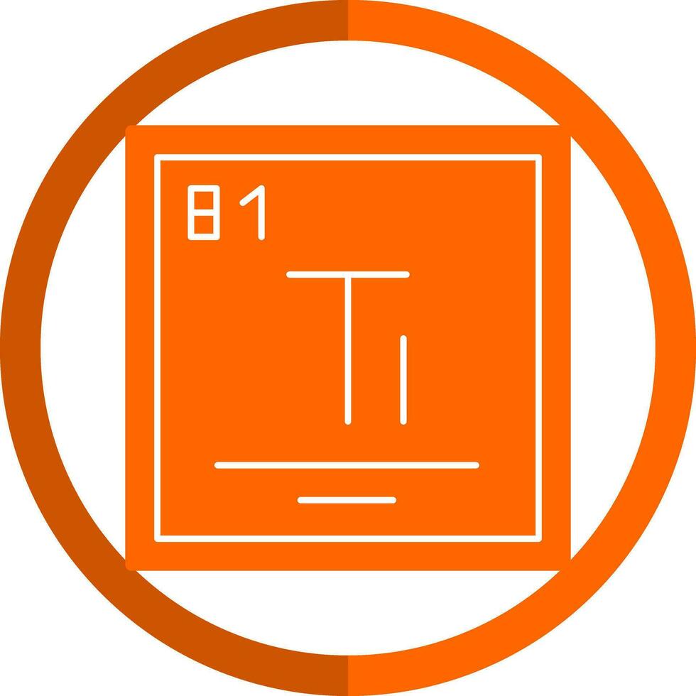 Thallium Vector Icon Design