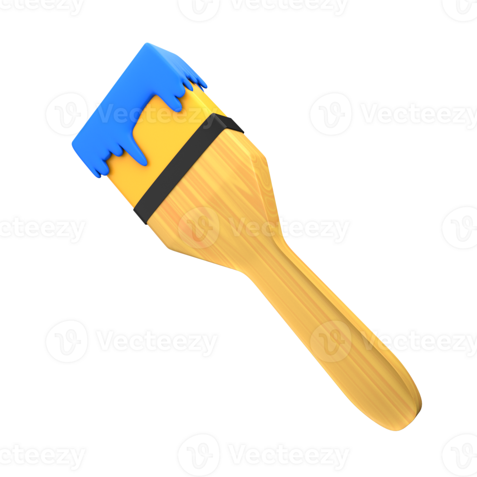 Paintbrush Tool 3D Icon png
