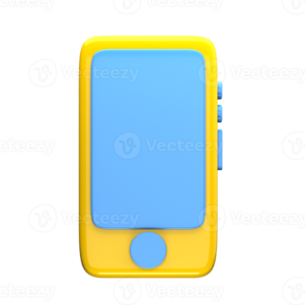 Phone 3D Icon illustration png