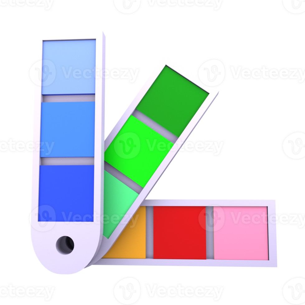 Color Shades 3D Icon png