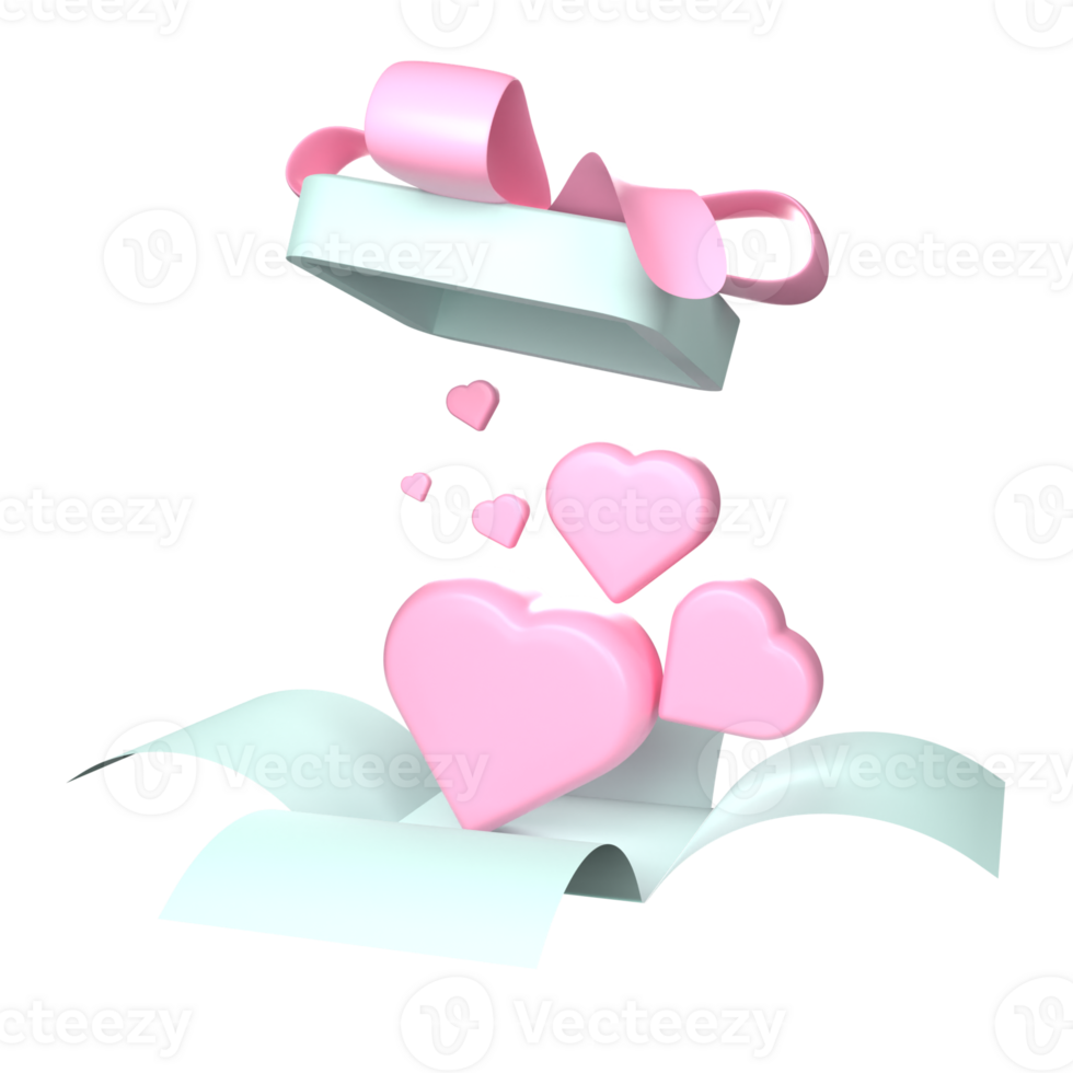 Love Gift 3D Icon png