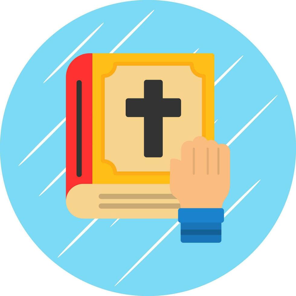 Oath Vector Icon Design