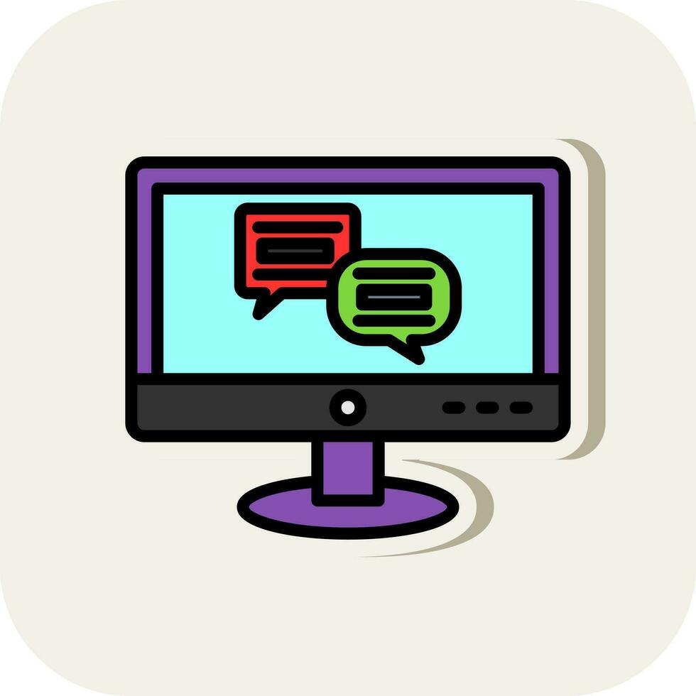 Conversation Vector Icon Design