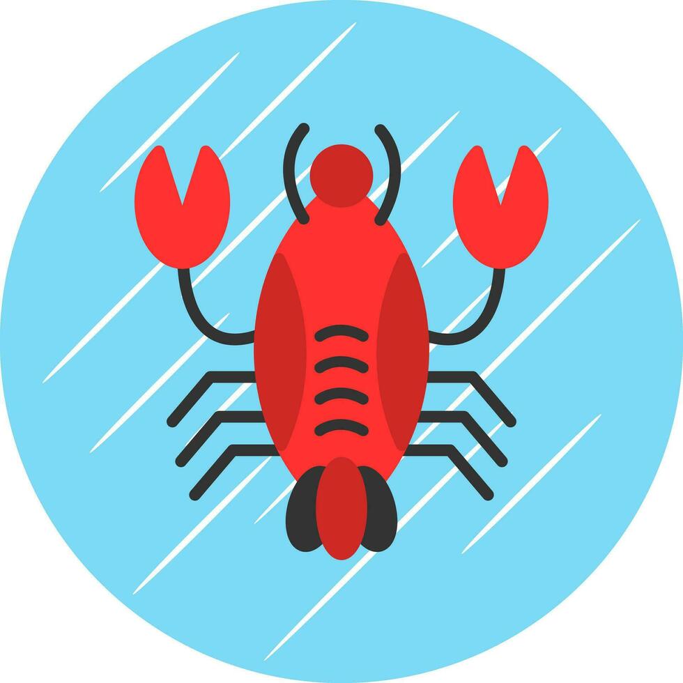 Lobster Vector Icon Design