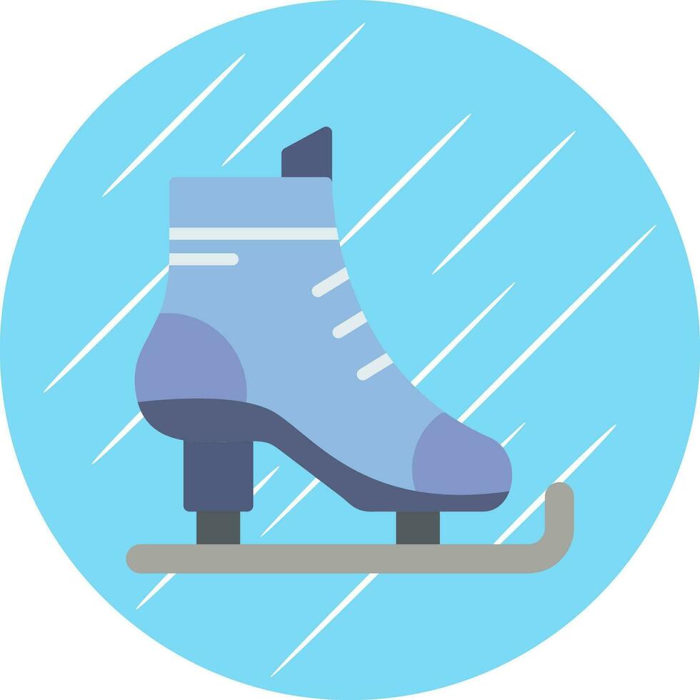 Ice skates Vector Icon Design