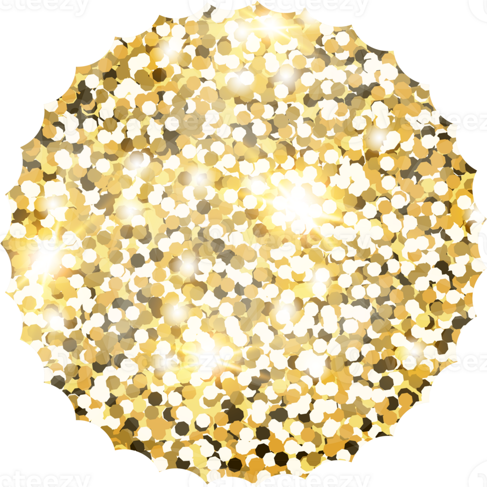 Star sparkle shiny gold glitter shape design element. Golden color dust texture form for holiday decoration, flyer, poster, greeting card, background, wallpaper. Shiny paint Birthday illustration. png