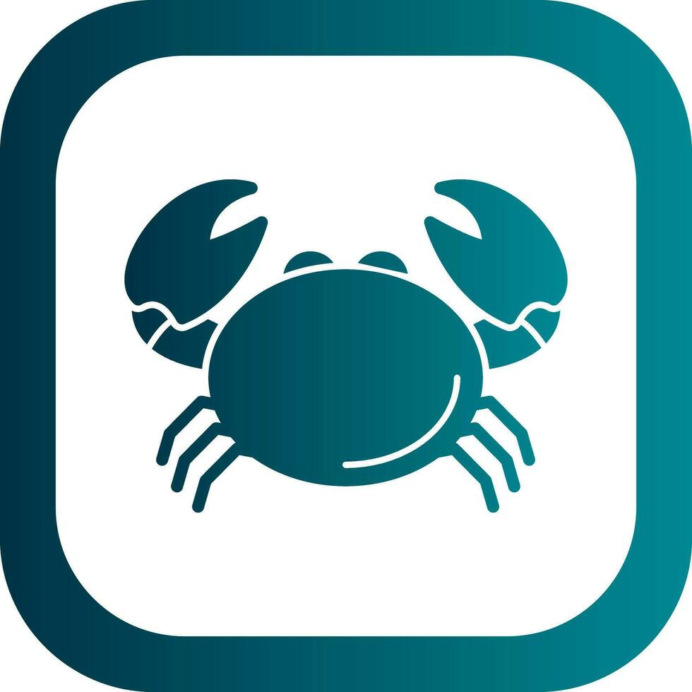 Crab Vector Icon Design