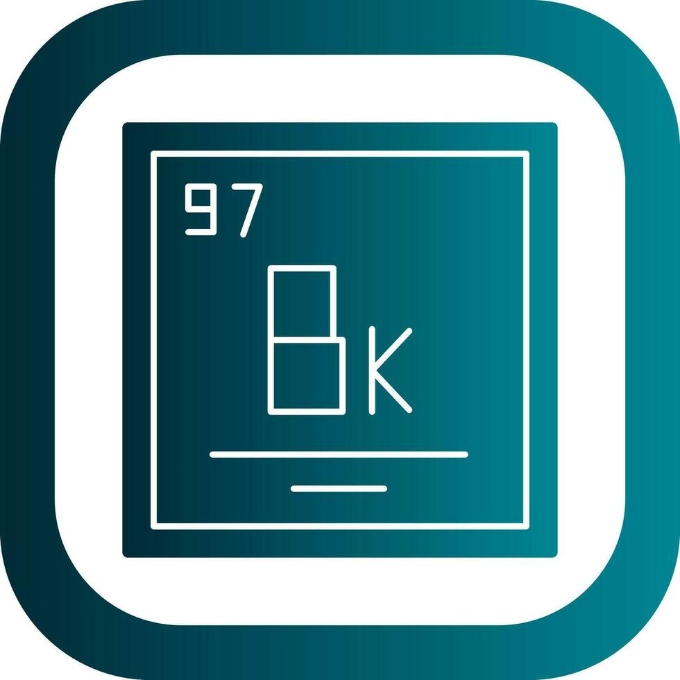 Berkelium Vector Icon Design