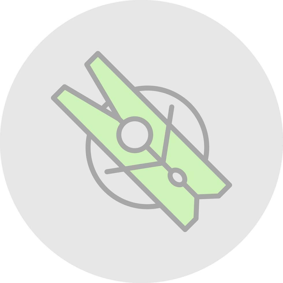 Clothes peg Vector Icon Design