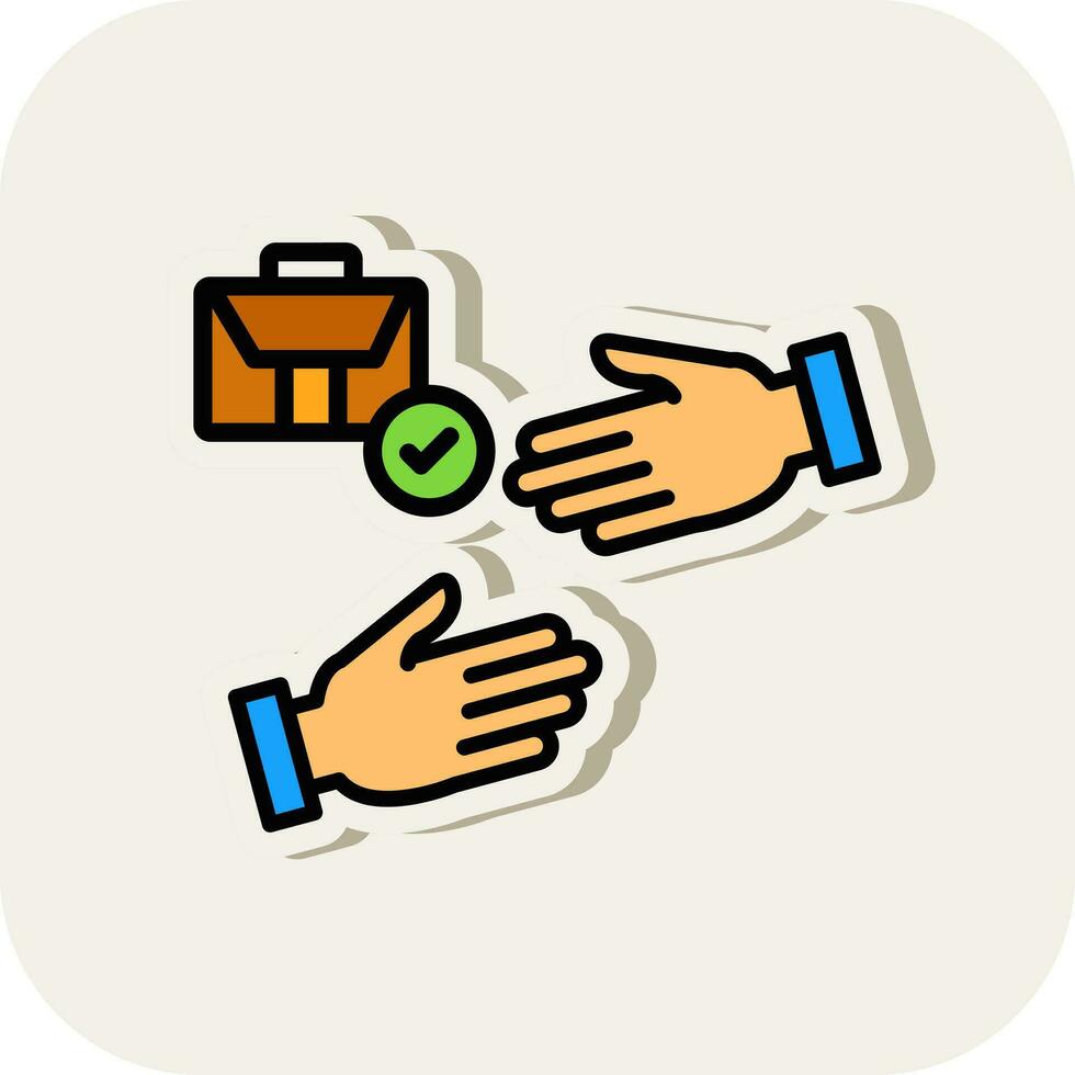 Deal Vector Icon Design