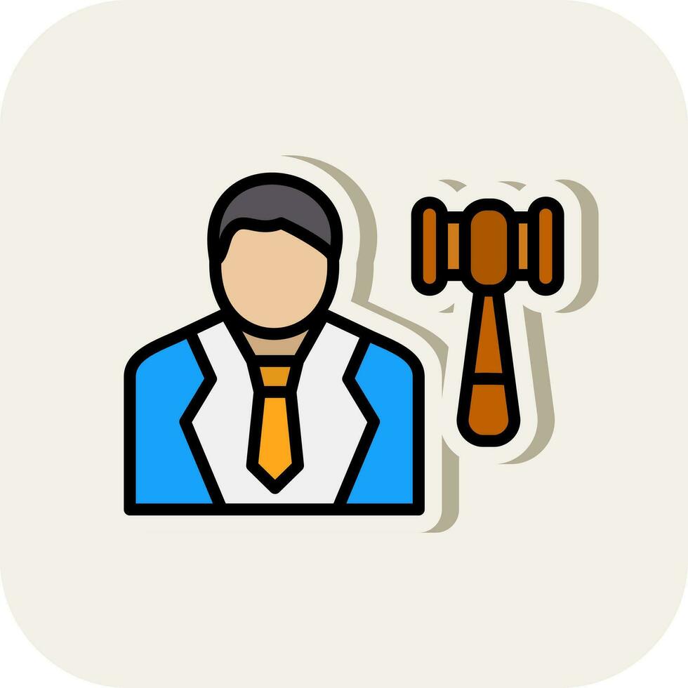 Advocate Vector Icon Design