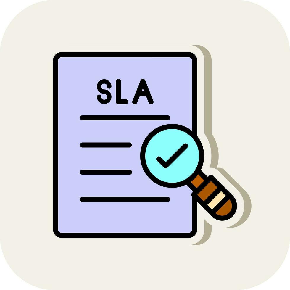 Sla Vector Icon Design