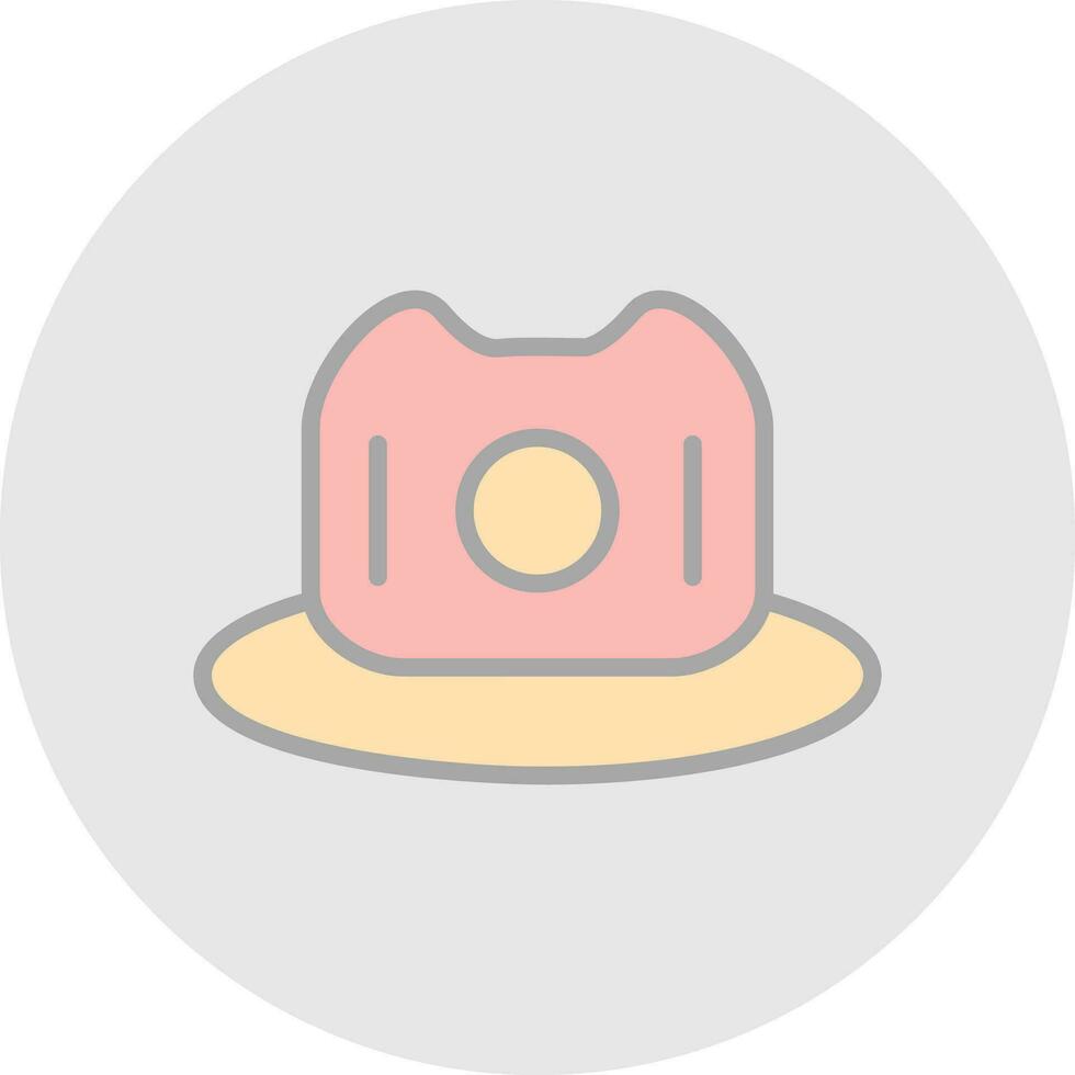 diseño de icono de vector de sombrero